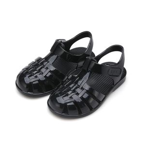 클라시카 젤리슈즈 글로스 블랙