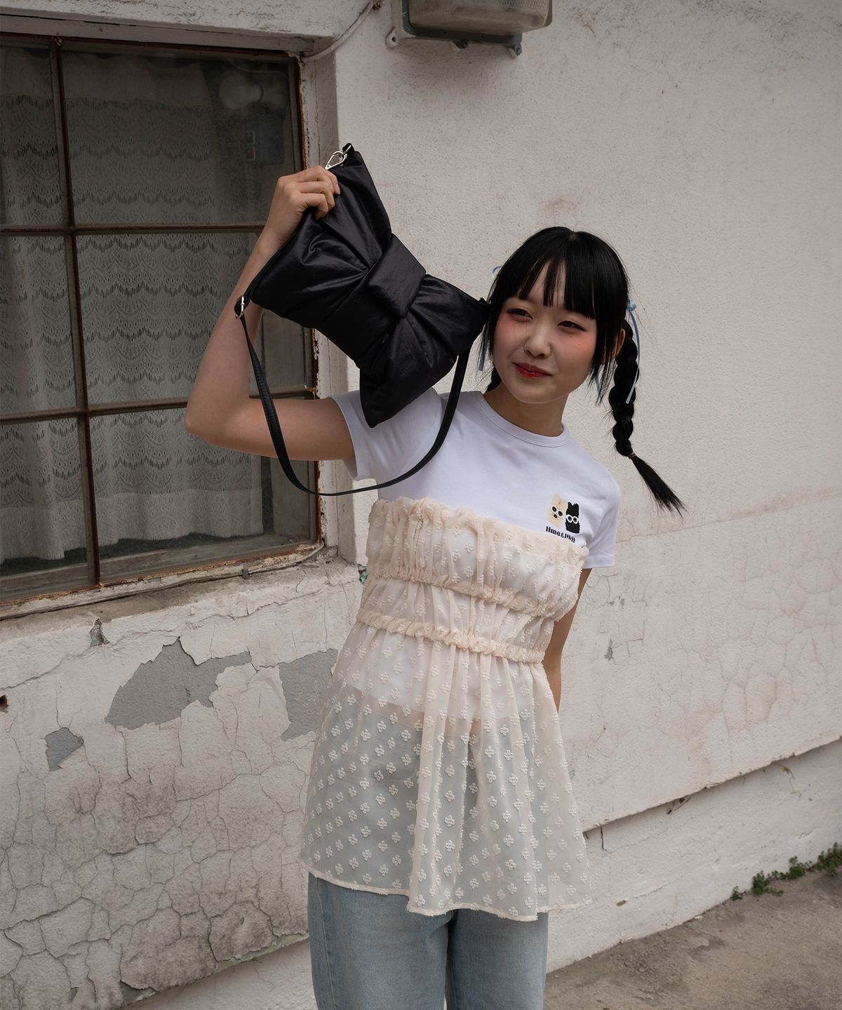 라임라이크(LIMELIKE) 미니 듀이백_Black