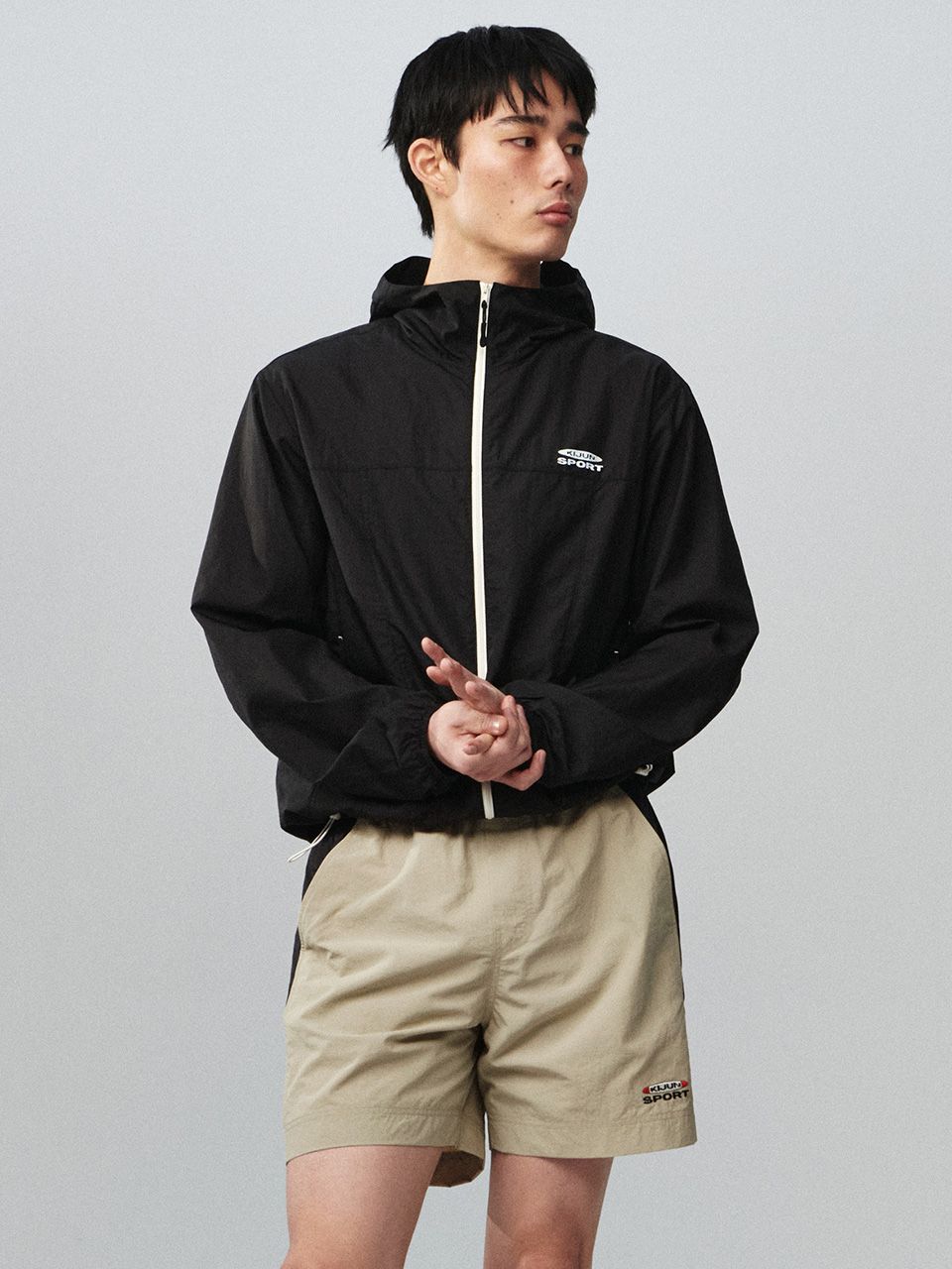 ジャケット・アウター Kijun SHIRRING POCKET WINDBREAKER MUSINSA | KIJUN MEN Sheer Windbreaker Black