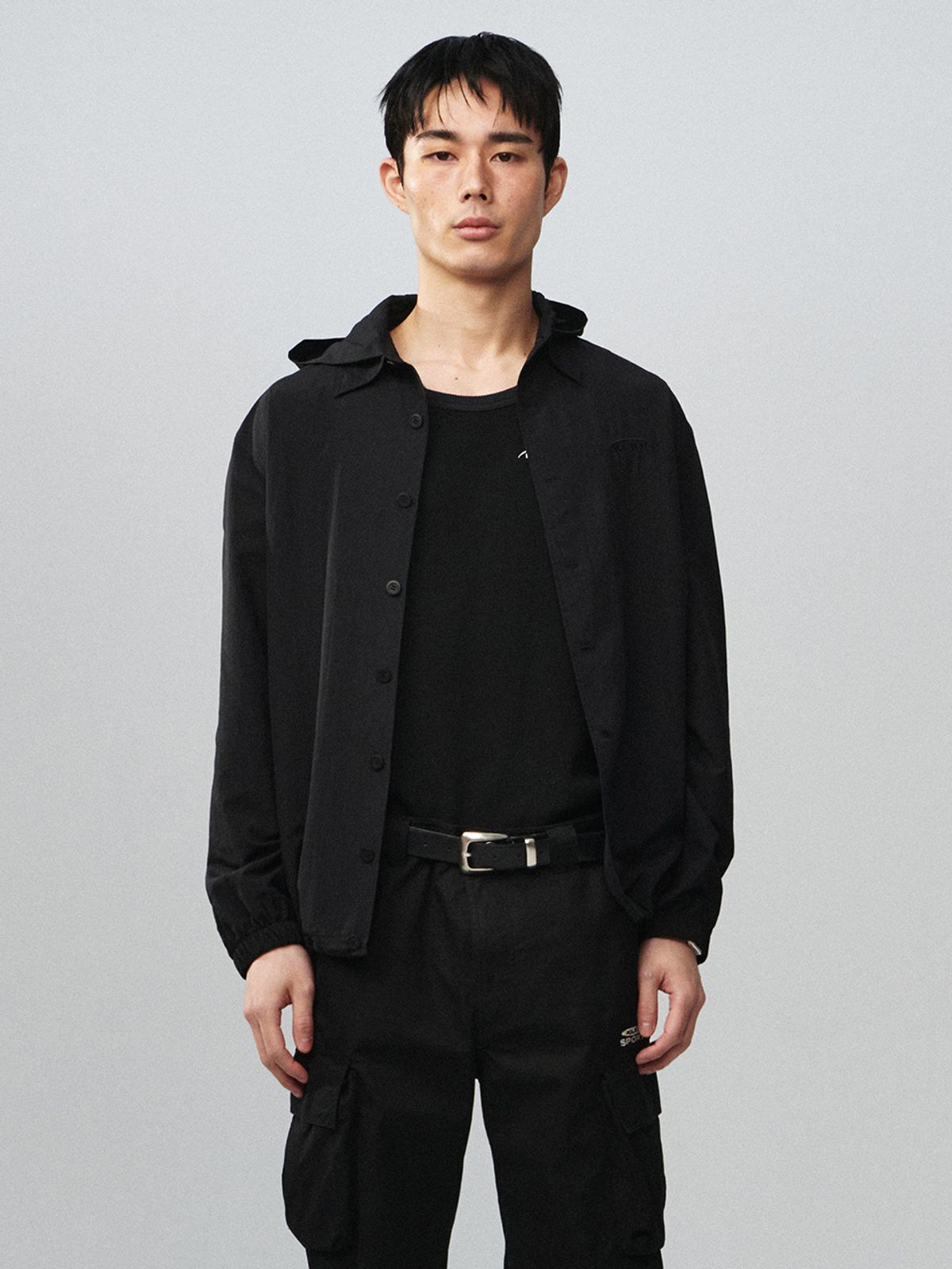 기준 맨(KIJUN MEN) Hoodie Shirt Black