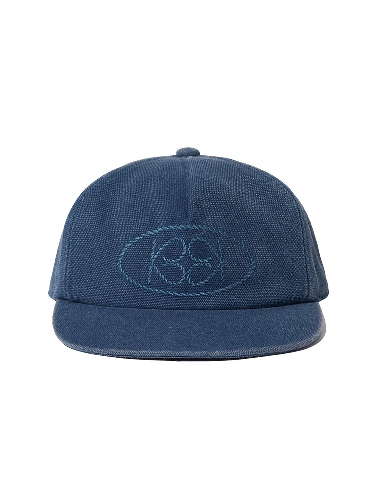 기준(KIJUN) Logo Camp Cap Blue