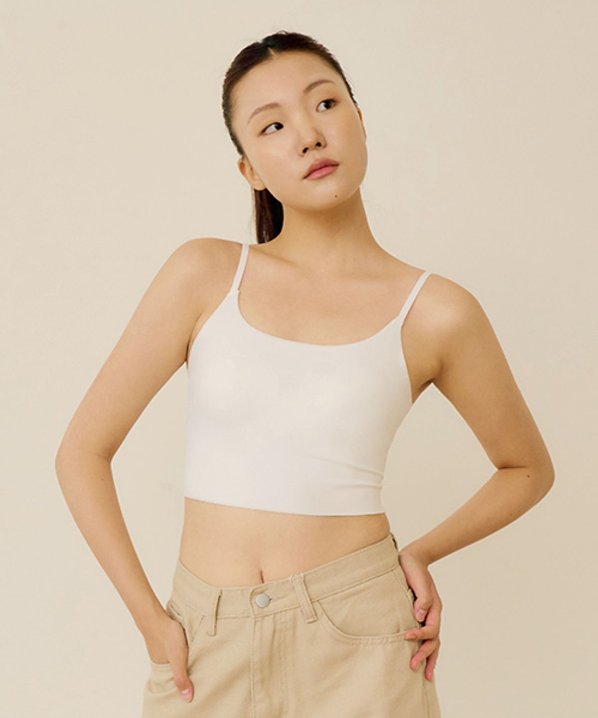 마른파이브(MARN5) 쉬어 브라탑 크롭 베이직_3colors