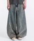 BALLOON FIT DENIM PANTS (INDIGO YELLOW TIN)