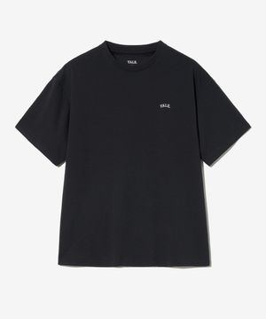 오버사이즈 리사이클 쿨 코튼 반팔티셔츠 블랙