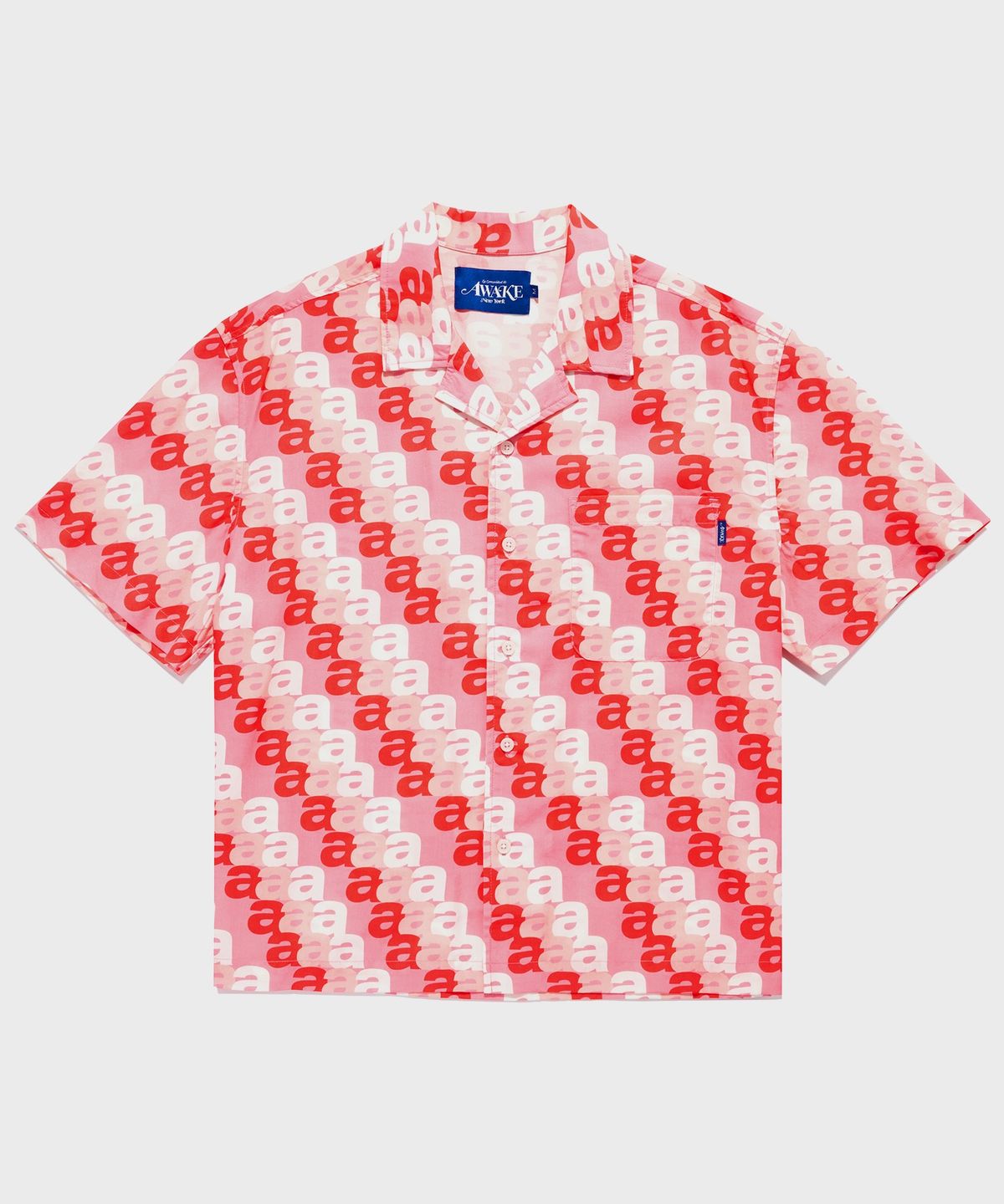 어웨이크 뉴욕(AWAKE NY) (M) A 프린트 캠프 셔츠 핑크 A PRINT CAMP PINK