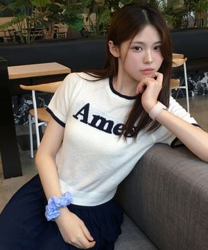 BASIC LOGO KNIT IVORY