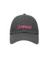 BASIC LOGO BALL CAP CHARCOAL