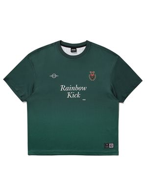 라운드넥 유니폼 반소매 티셔츠 (그린)