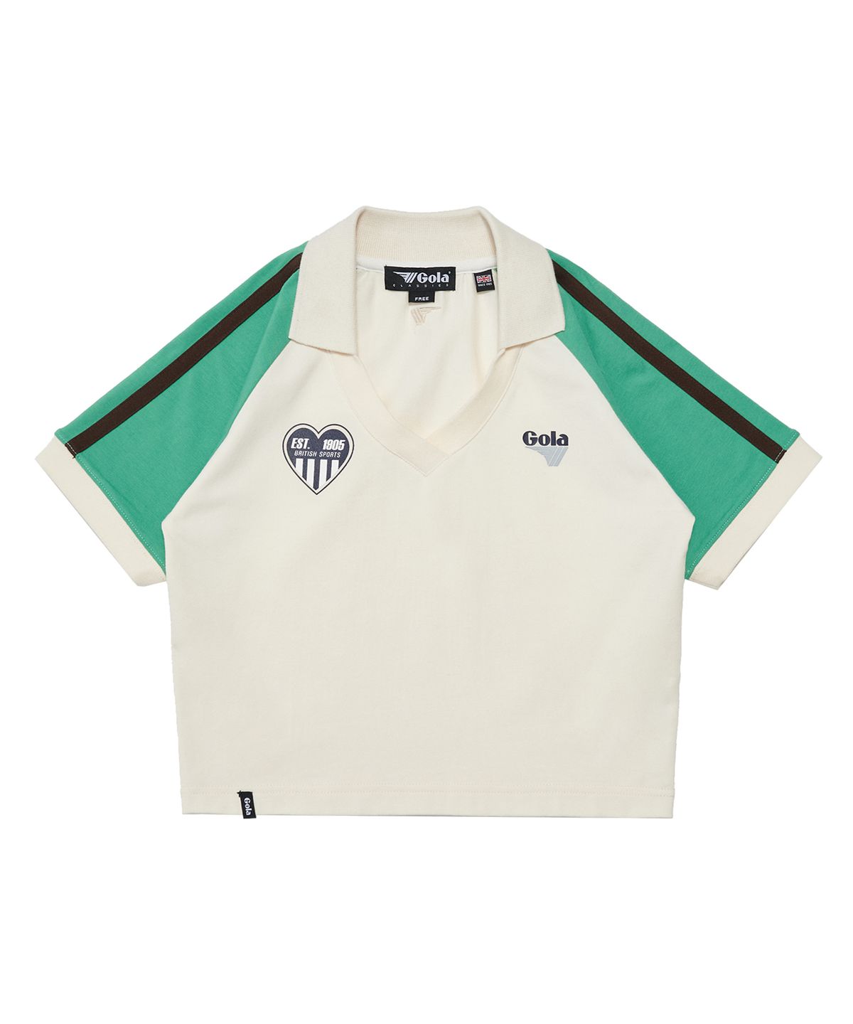 골라(GOLA) W TRACK SOCCER T-SHIRT [CREAM]