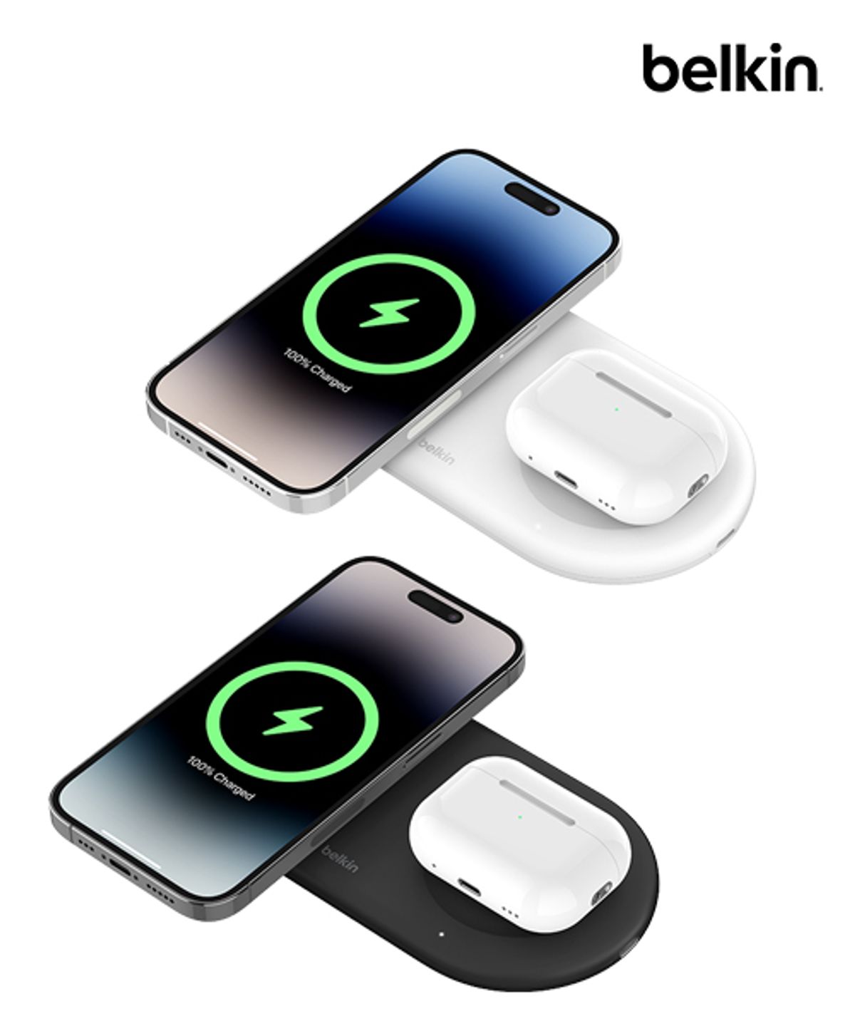 벨킨(BELKIN) Qi2 15W 2in1 마그네틱 무선 충전 패드 WIZ021qc