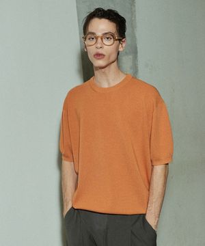 썸머 쿨 니트 풀오버 [오렌지]