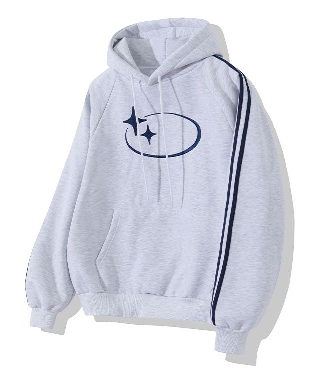 パーカー・フーディ CROSSDRESSLY BIG STAR HOODIE KS1637 CROSSDRESSLY BIG STAR HOODIE KS1637 (CROSS DRESSLY/パーカー