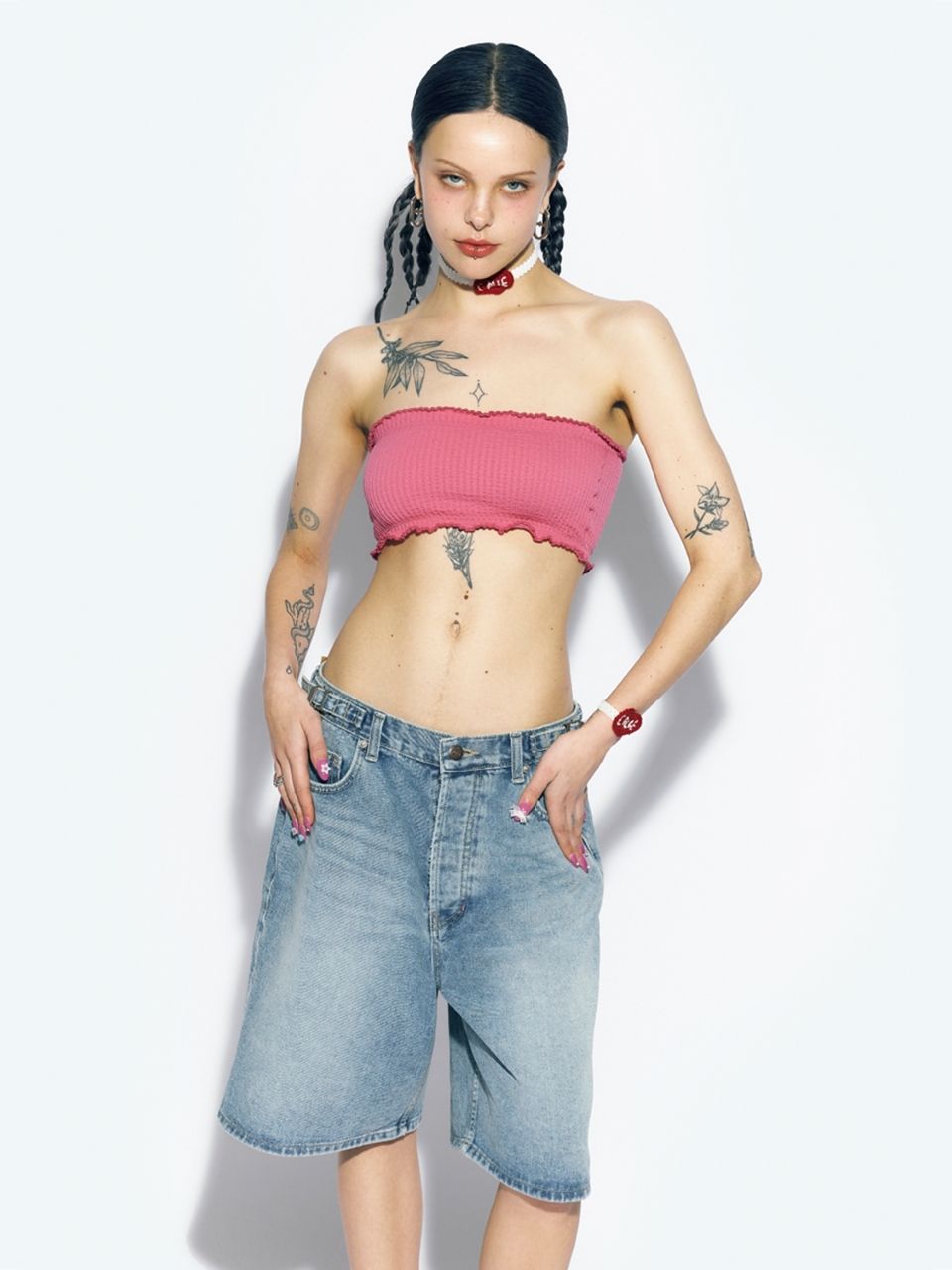 ☆人気☆【as if calie】☆KNEE LENGTH WIDE DENIM PANT.S☆ MUSINSA | ASIF CALIE KNEE LENGTH WIDE DENIM PANTS BLUE