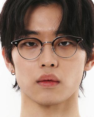 남녀공용 라운드 하금 브라운