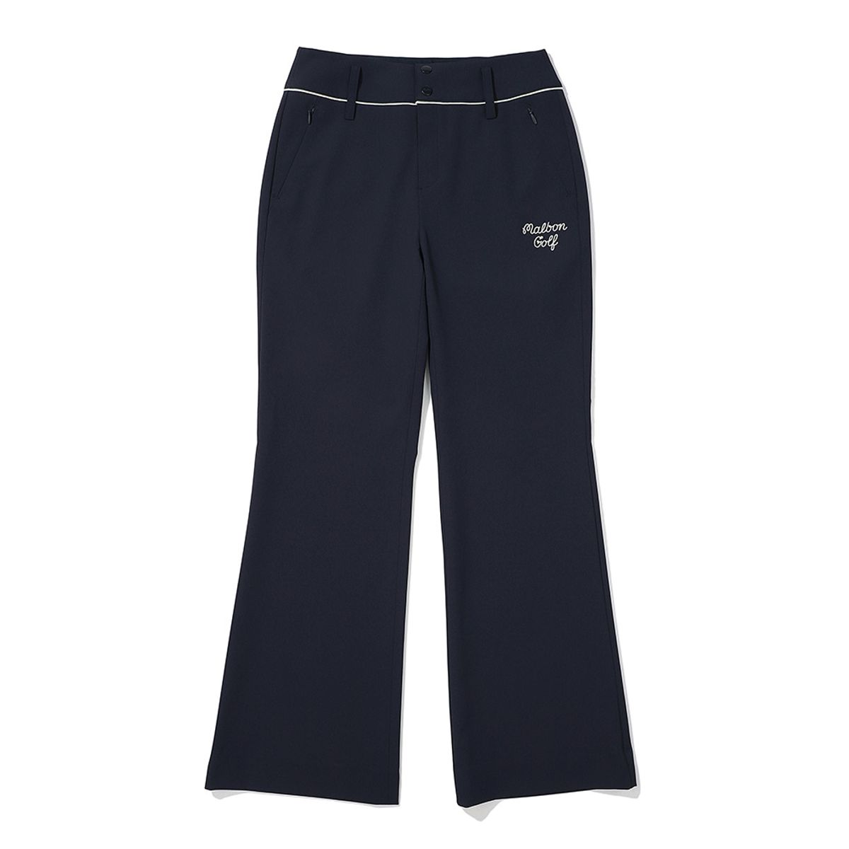 말본 골프(MALBON GOLF) 말본 부츠컷 팬츠 NAVY (WOMAN)
