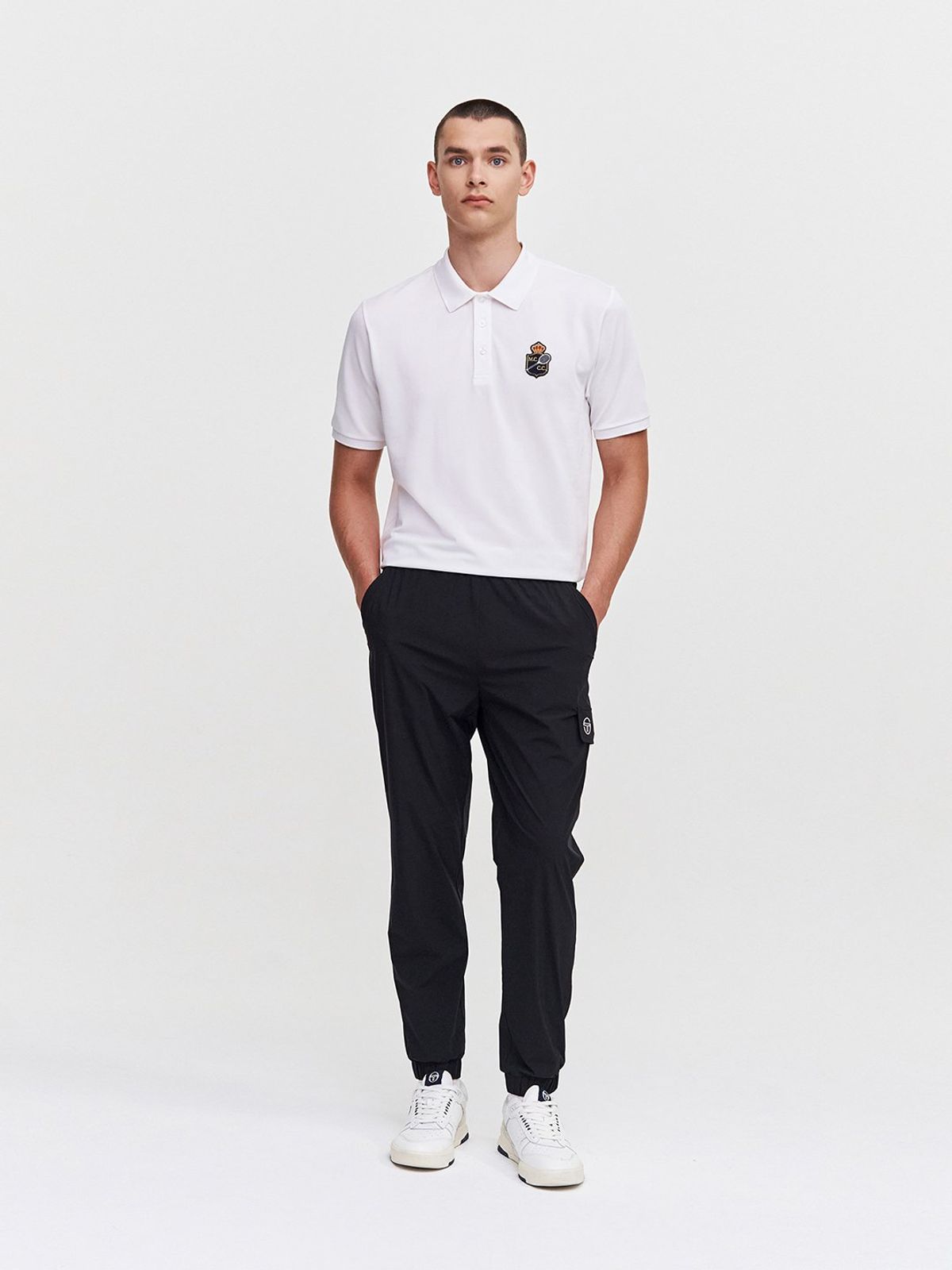 세르지오 타키니(SERGIO TACCHINI) MC 더블스 반팔 폴로셔츠 (White)