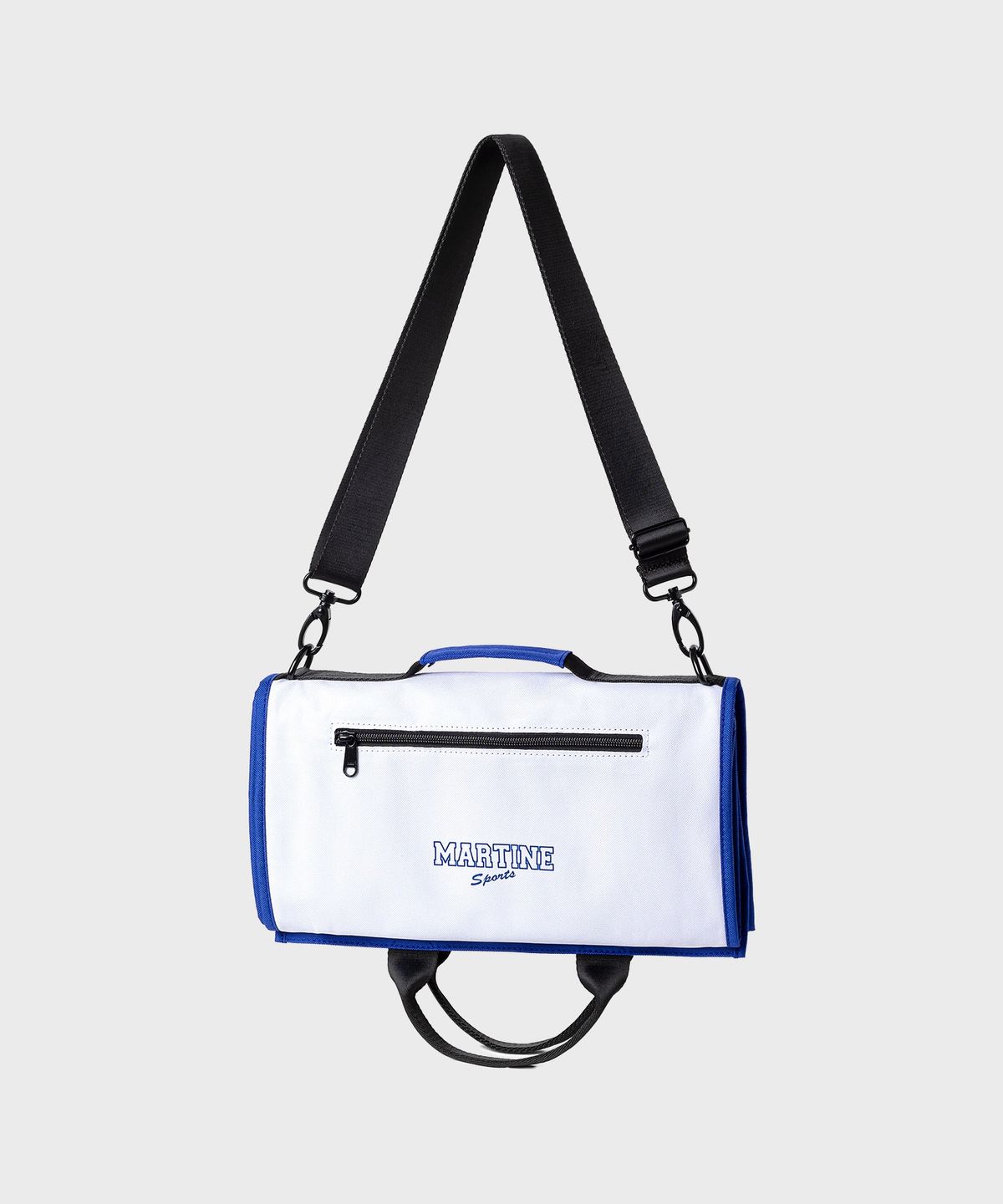 마틴 로즈(MARTINE ROSE) (U) 폴더블 캐리어 화이트 블루 FOLDABLE CARRIER WHITE/BLUE