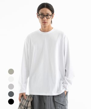 루즈핏 베이직 실키 긴팔티 ( 4Color )