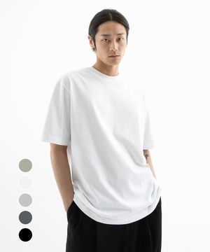 루즈핏 베이직 실키 반팔티 ( 6Color )