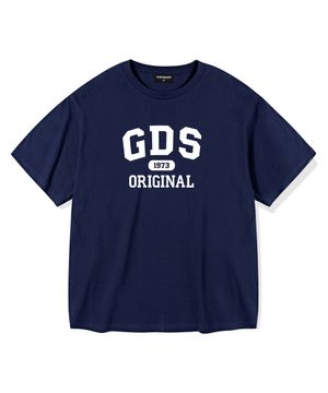 오리지널 로고 오버핏 반팔 티셔츠 (네이비)