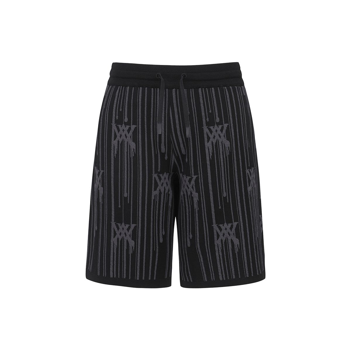 어뉴골프(ANEW GOLF) MEN RAIN LOGO SWEATER HALF PANTS_BK