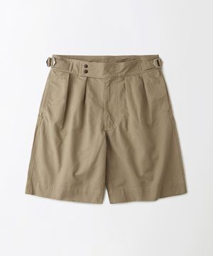 TWO TUCK GURKHA SHORTS_KHAKI