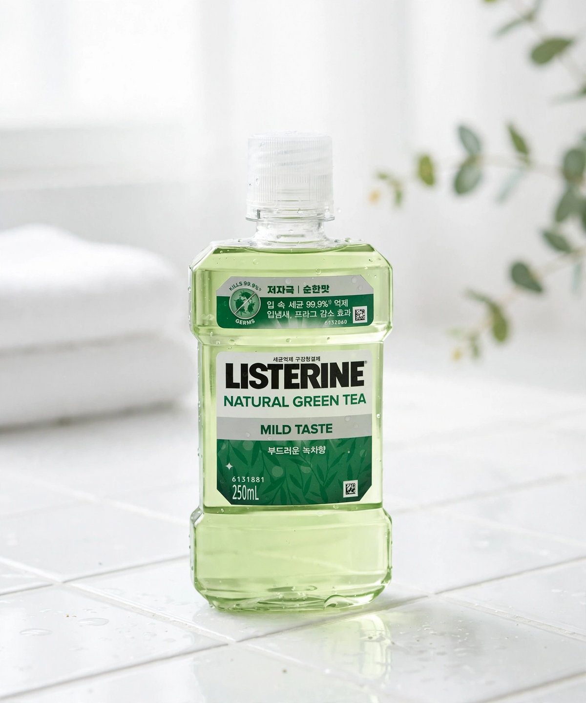 리스테린(LISTERINE) 그린티 마일드250mlx4