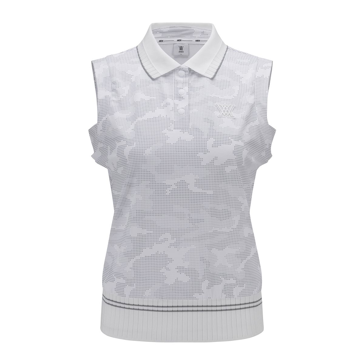 어뉴골프(ANEW GOLF) WOMEN NEW CAMOUFLAGE SLEEVELESS_WH
