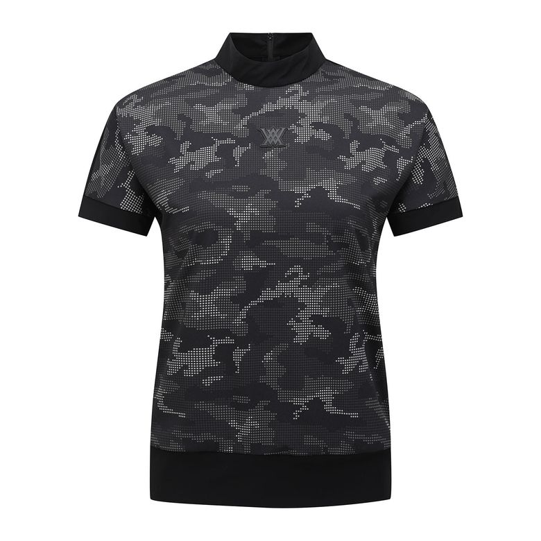 WOMEN NEW CAMOUFLAGE SHORT T-SHIRT_BK
