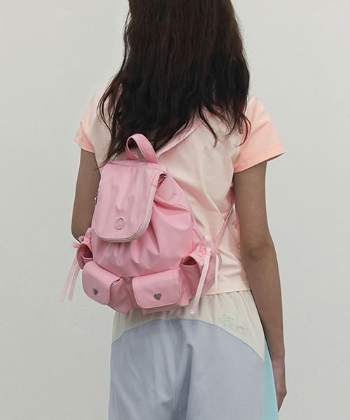 ★KIRSH★ Ribbon Point Mini Backpack Pink MUSINSA | KIRSH Ribbon Accent Mini Backpack [Pink]