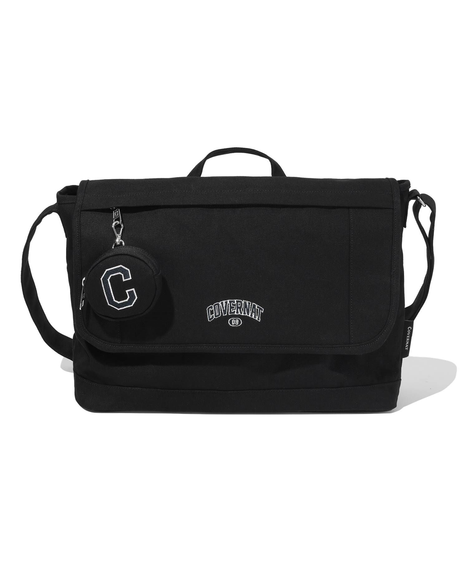 ★韓国人気★COVERNAT★CANVAS SERIF MESSENGER BAG MUSINSA公式 | COVERNAT Canvas Serif Messenger Bag Ivory