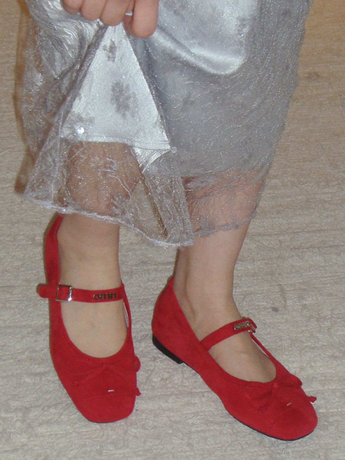 옴니포턴트(OMNIPOTENT) (206) omn Flat Shoes _Red