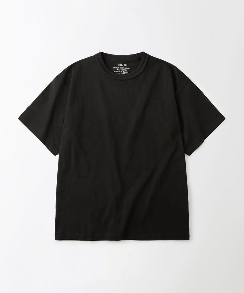 BASIC CREW NECK T-SHIRT_BLACK