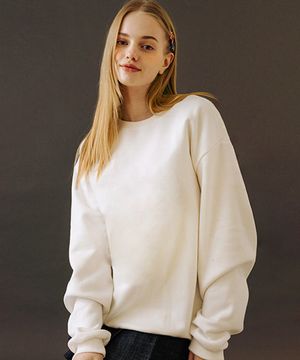 BASIC LINE 맨투맨 [화이트]