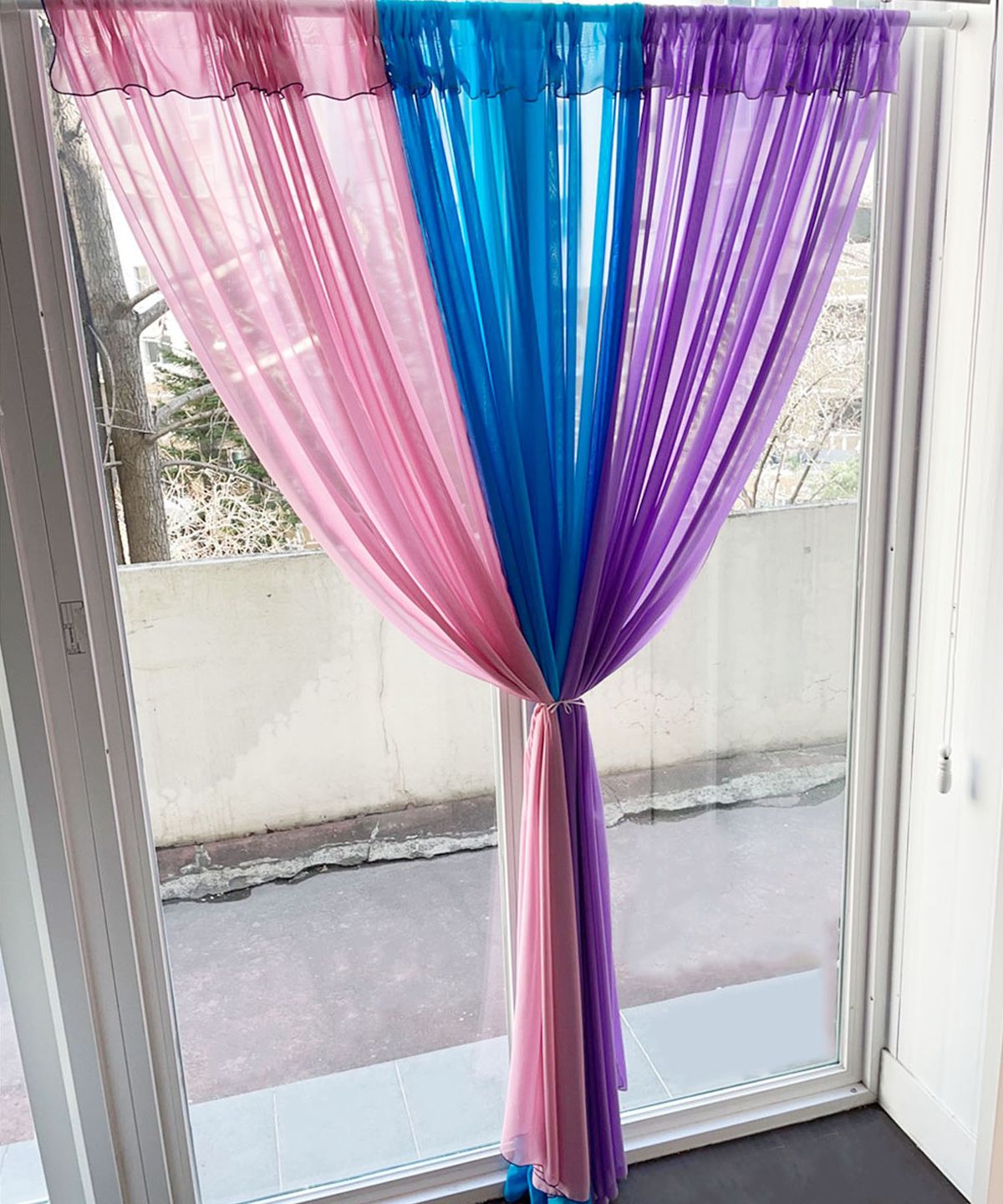 유라이크홈(YOULIKEHOME) (3color) 컬러 프릴 롱 커튼 color point frill curtain