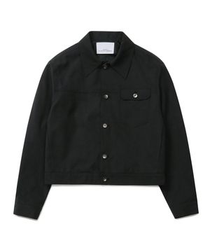 라이트 트러커 셔츠 자켓 (블랙)