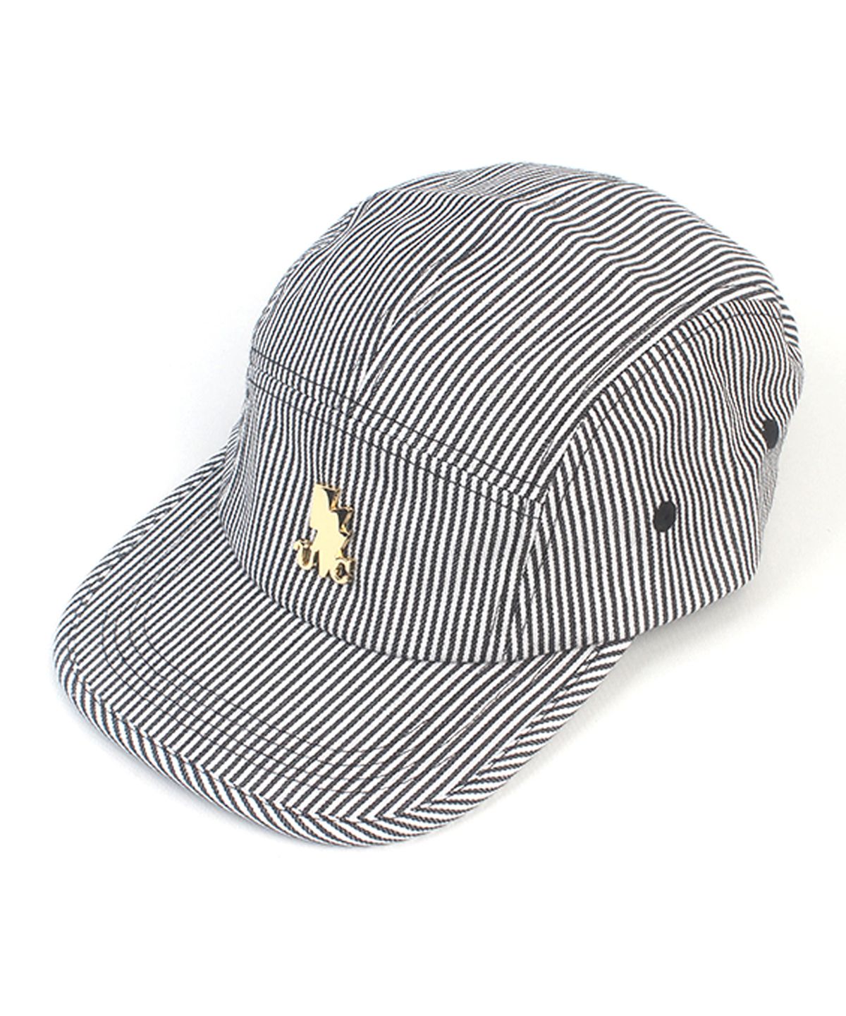 유니버셜 케미스트리(UNIVERSAL CHEMISTRY) Stripe Black Cotton Campcap 캠프캡