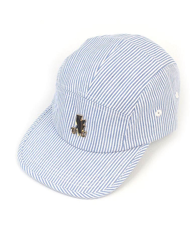 Stripe Blue Cotton Campcap 캠프캡