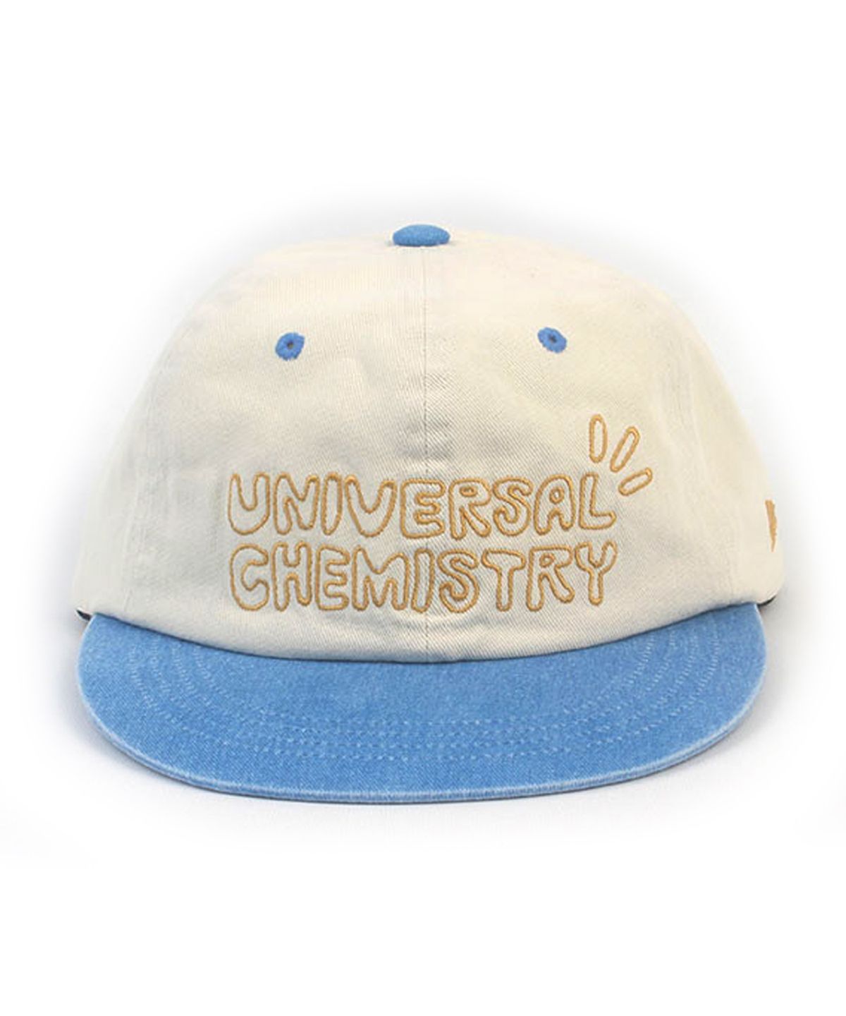 유니버셜 케미스트리(UNIVERSAL CHEMISTRY) Kitch Pigment Washing Ivory Strapback Cap 피그먼트모자