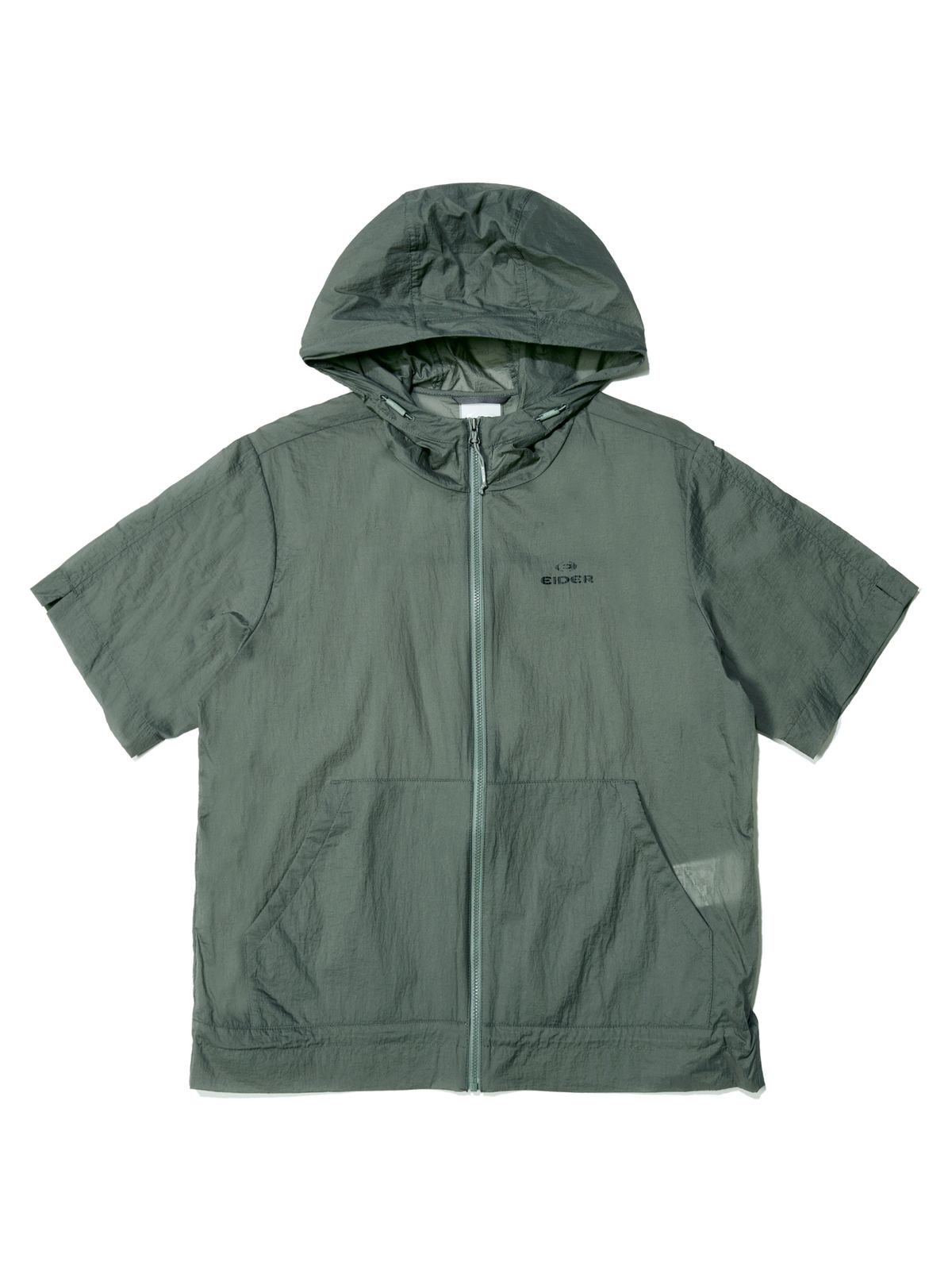 아이더(EIDER) ESSENTIAL (에센셜) β 반팔 방풍 자켓_Forest khaki