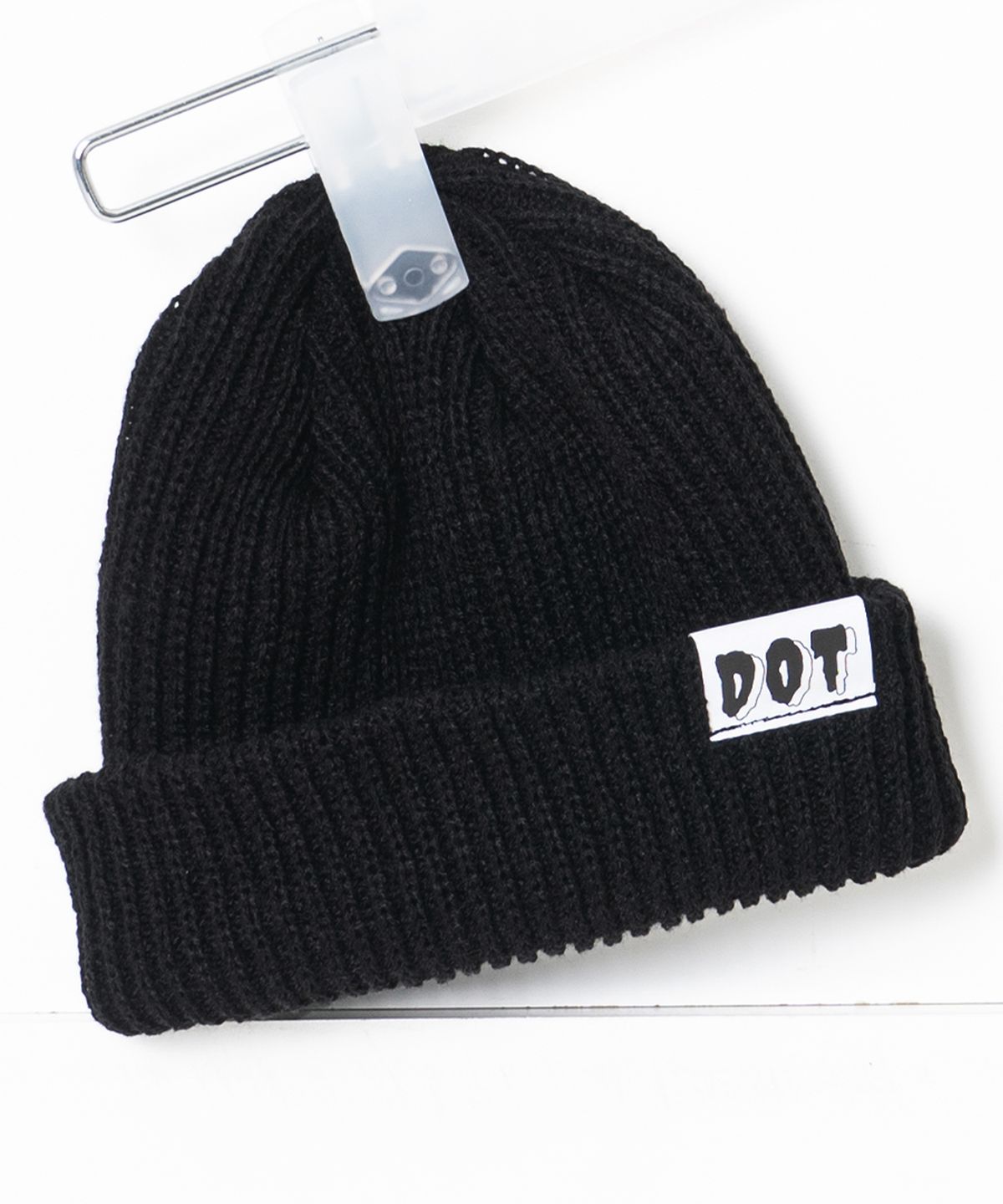 오드닷(ODD DOT) 오드 라벨 써머 비니_블랙