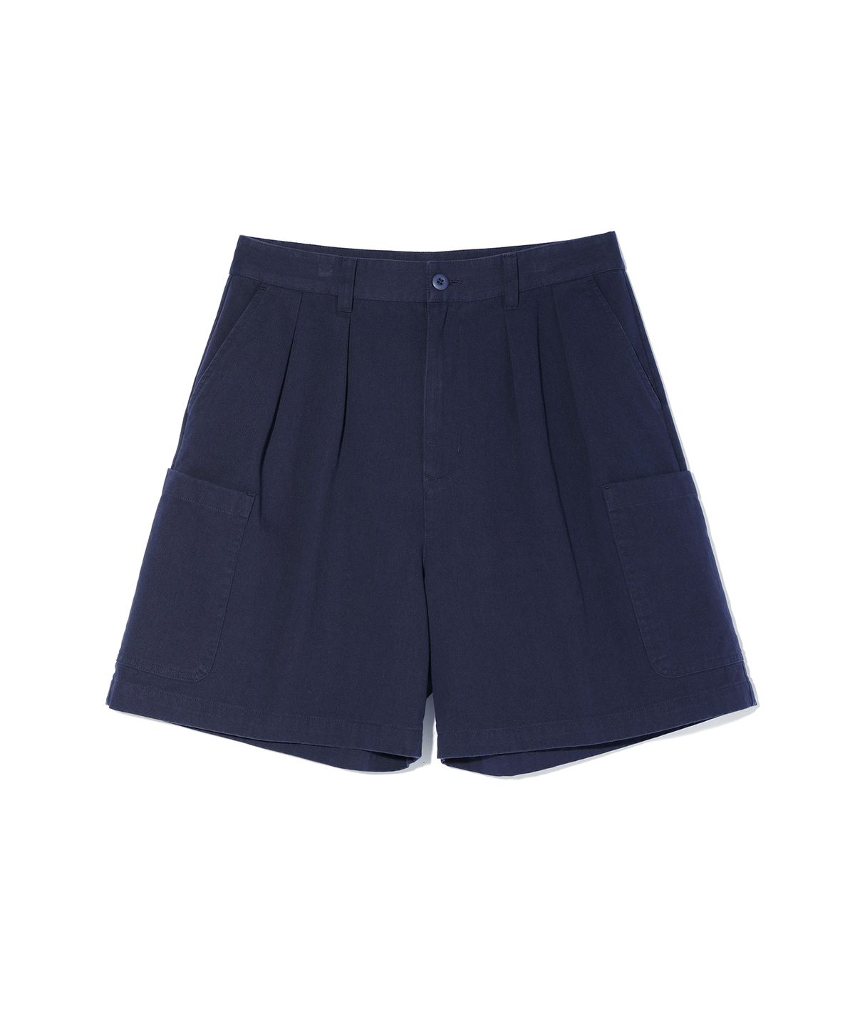 사운즈라이프(SOUNDSLIFE) Two Tuck Pocket Chino Shorts Navy