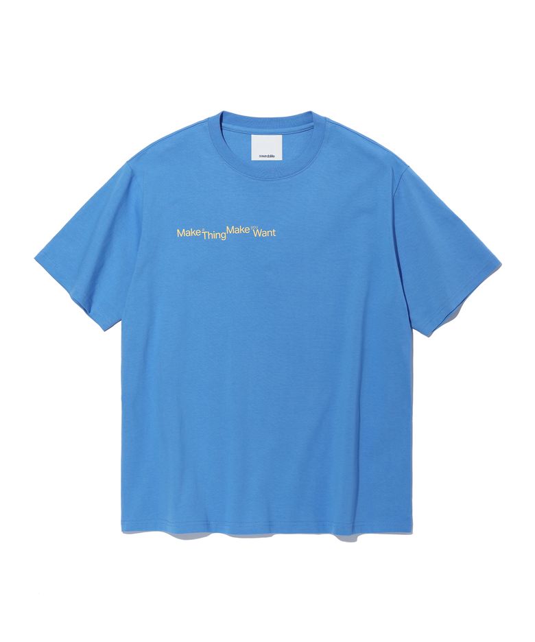 MTMW Lettering T-Shirts Sky Blue