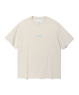 falling lettering T-Shirts Ivory