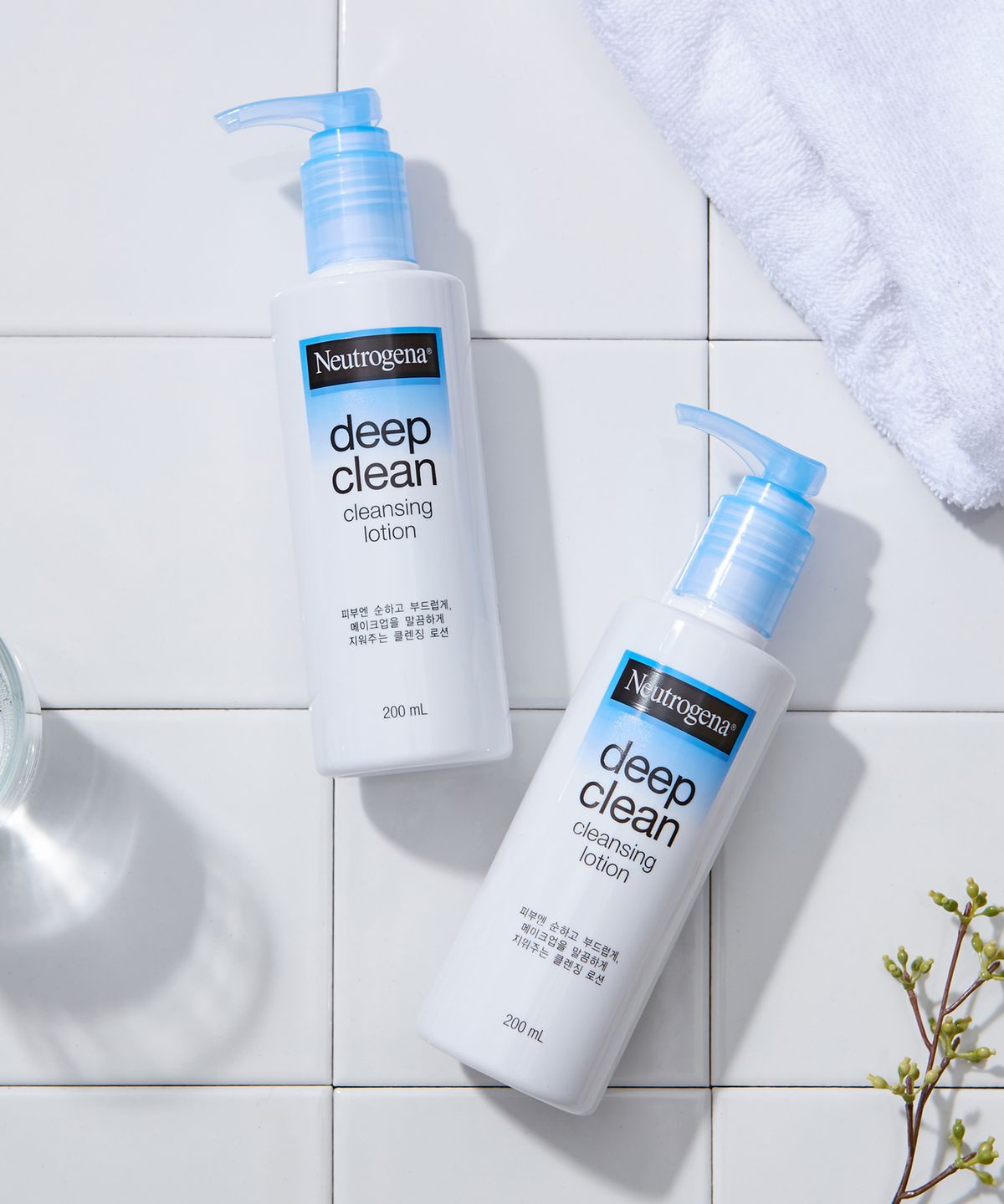 뉴트로지나(NEUTROGENA) 딥클린 클렌징 로션 200ml x2