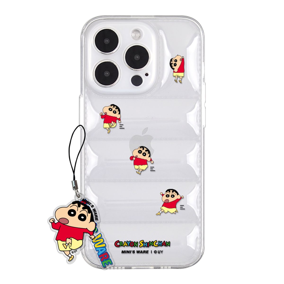 미니스웨어(MINI'S WARE) [아이폰16추가] Crayon Shin-Chan Running Padding Case_Crayon Shin-Chan