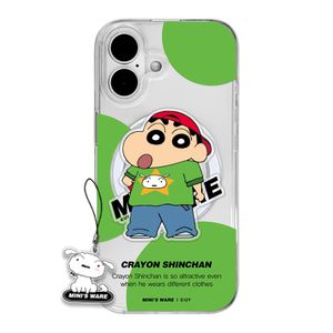 [아이폰17추가] Crayon Shin-Chan Better in Color Magsafe Case+Tok+Keyring_Green