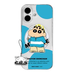[아이폰17추가] Crayon Shin-Chan Better in Color Magsafe Case+Tok+Keyring_Blue