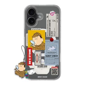 [아이폰17추가] Crayon Shin-Chan Sticker Collage Magsafe Case_Detective