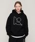 심볼 로고 후드티셔츠 (블랙)